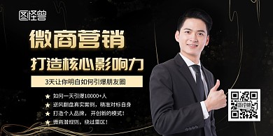 微商营销横版海报
