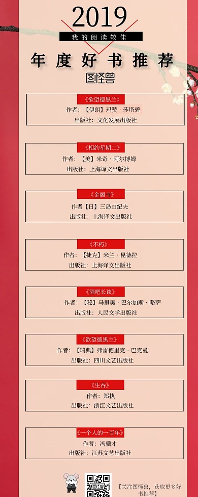2019较佳阅读推荐书单