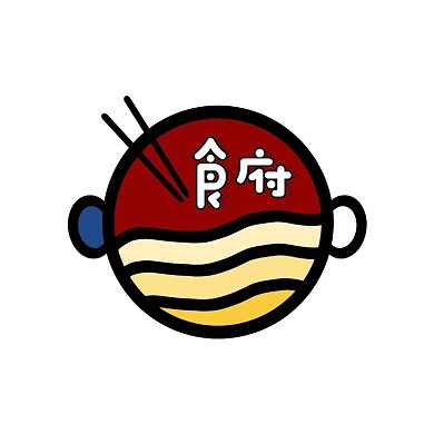 简约创意美食店餐饮logo