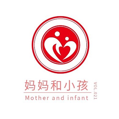 妈妈和小孩母婴企业LOGO