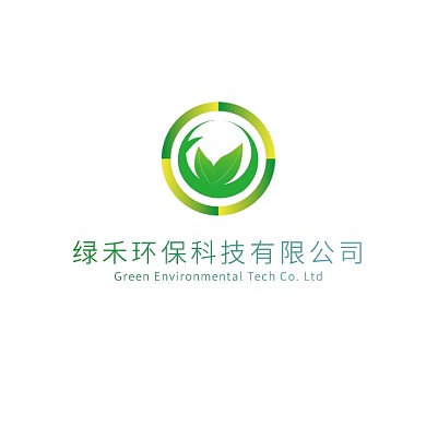 环保科技公司绿色清新logo