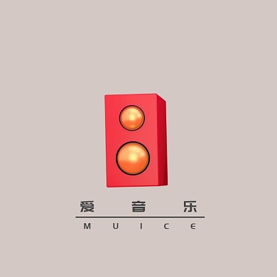音乐蓝色头像logo