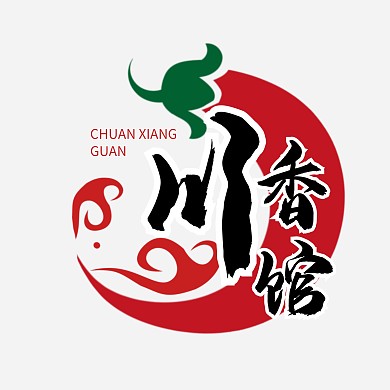 中国风餐饮辣椒食品餐饮品牌宣传LOGO