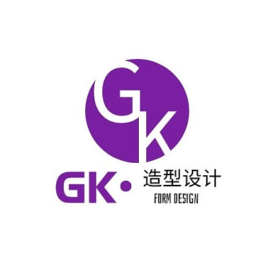 简约紫色造型设计LOGO
