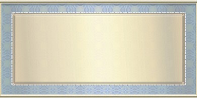 蓝色金色金属质感立体横版海报