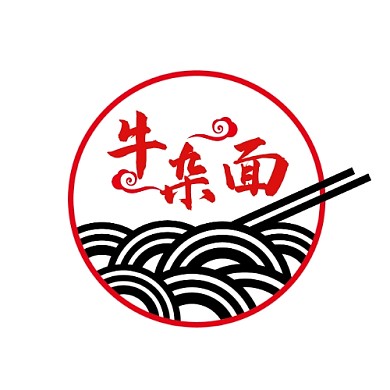 古风牛杂面LOGO