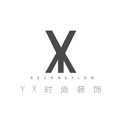 YX时尚装饰简介大气LOGO设计