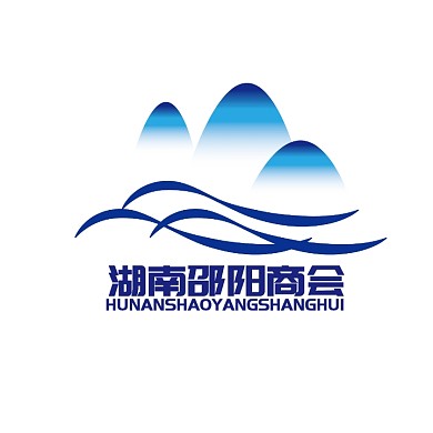 湖南邵阳商会LOGO宣传蓝色