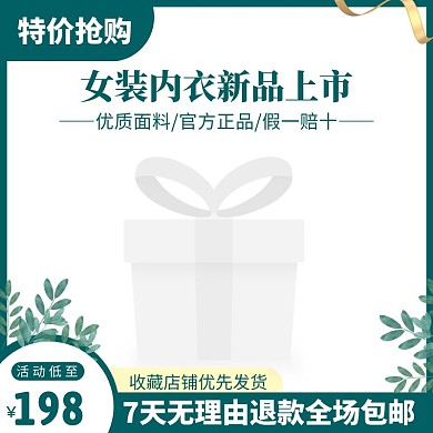 内衣新品上市电商主图