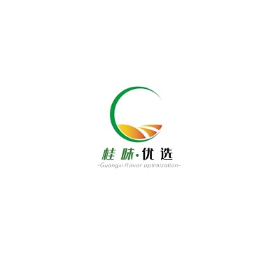 绿色现代风格桂味优选logo