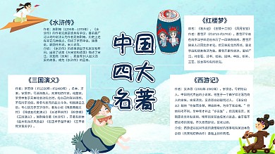 四大名著电子小报