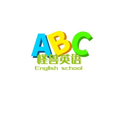 英语学校LOGO设计宣传推广大气