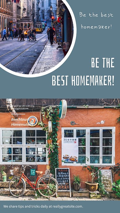 简约风房屋排版新媒体手机拼图