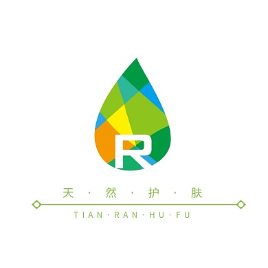 天然护肤绿色健康头像logo