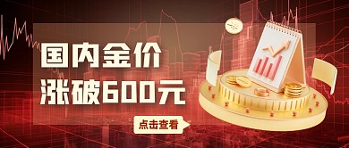 国内金价涨破600元公众号首图