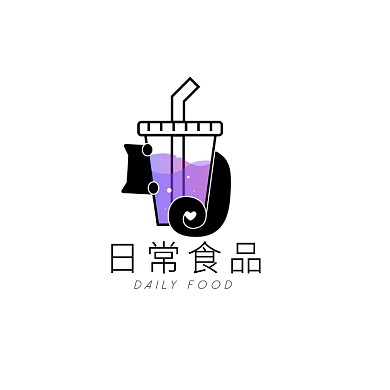 日常食品logo设计