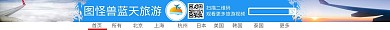 简约大气蓝色蓝天店招