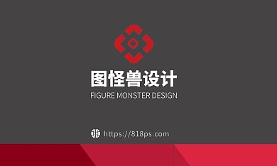 黑底红色简约商务设计公司总经理名片
