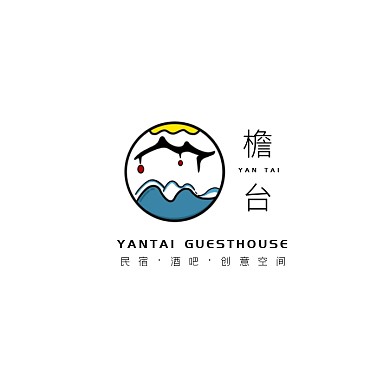 旅游民宿文艺清新小宅logo