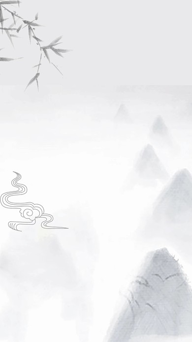 古风中国风风格手机海报