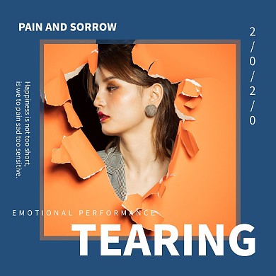 杂志风人像照片欧美英文CD封面