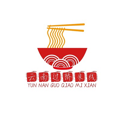 云南过桥米线LOGO宣传推广美食