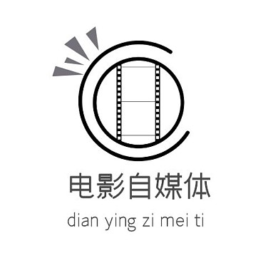 黑白简约电影自媒体logo