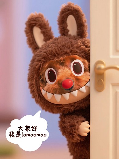 趣味萌宠lamaomao小红书封面