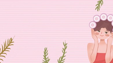 卡通美容护肤公众号封面图怪兽原创元素