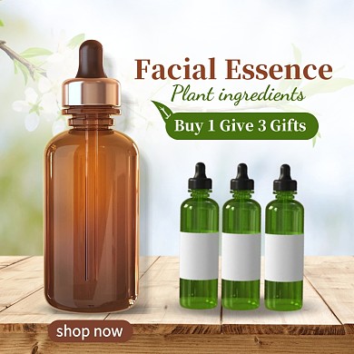 清新风跨境电商美妆精华液主图直通车