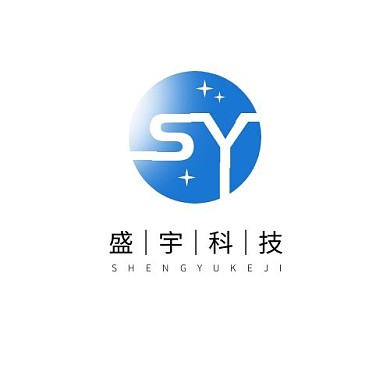 SY字母logo设计生成简约蓝色科技