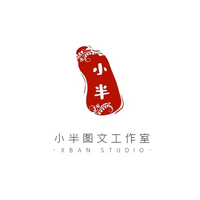 印章图章中国风工作室中英文logo