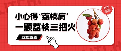 荔枝病一颗荔枝三把火注意公众号封面首图