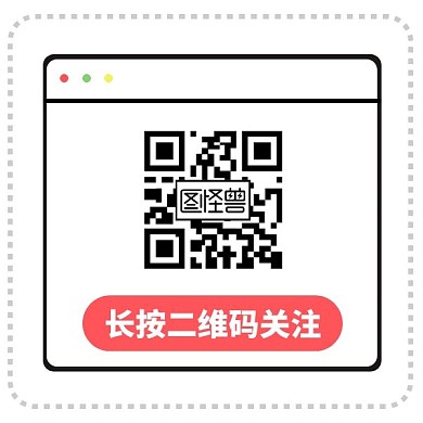 简约边框长按扫码方形二维码