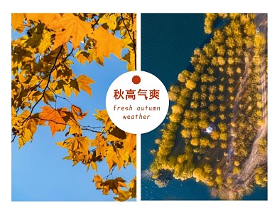 照片风景简约清新拼接拼图