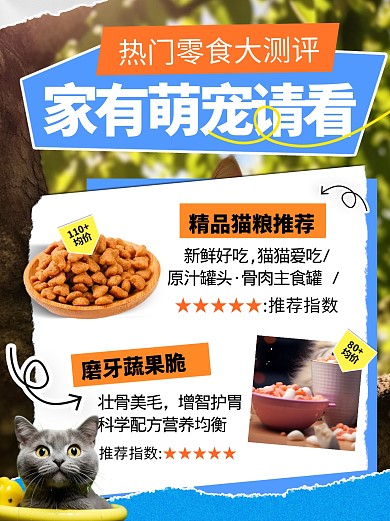 宠物零食测评小红书套装小红书封面