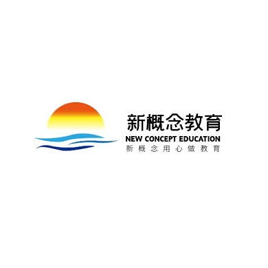 学校蓝橙简约扁平大气平面logo设计