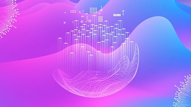 图怪兽原创元素科技风风格主题海报背景
