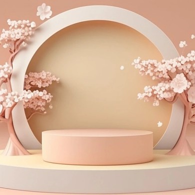 3D 电商场景搭建 banner 展台 展架  元素 AIGC AI数字作品 Midjourney (32)