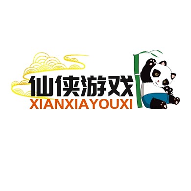 仙侠游戏logo宣传推广大气通用
