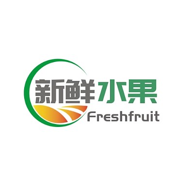 logo水果类新鲜`水果绿色健康