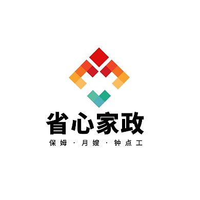 保姆月嫂家政炫彩门店LOGO