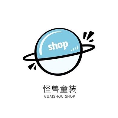 可爱卡通童装服饰logo
