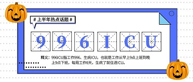 上半年热点话题网络词语公众号封面