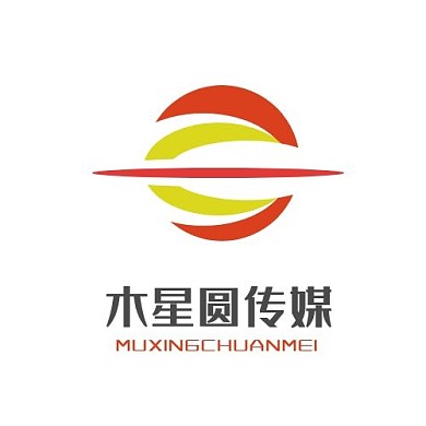 logo设计木星圆传媒公司简约图像