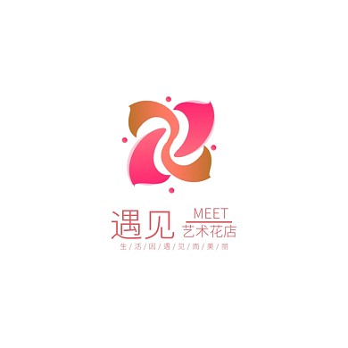 店招实体店鲜花店logo