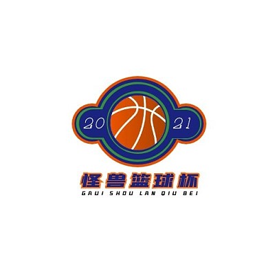 几何篮球杯LOGO