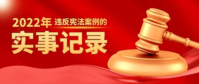 违反宪法案例的实事记录3D公众号首图