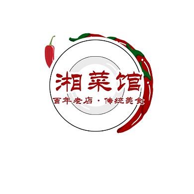 湘菜馆Logo宣传促销美食