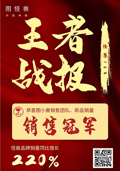 团队销售冠军荣誉证书	